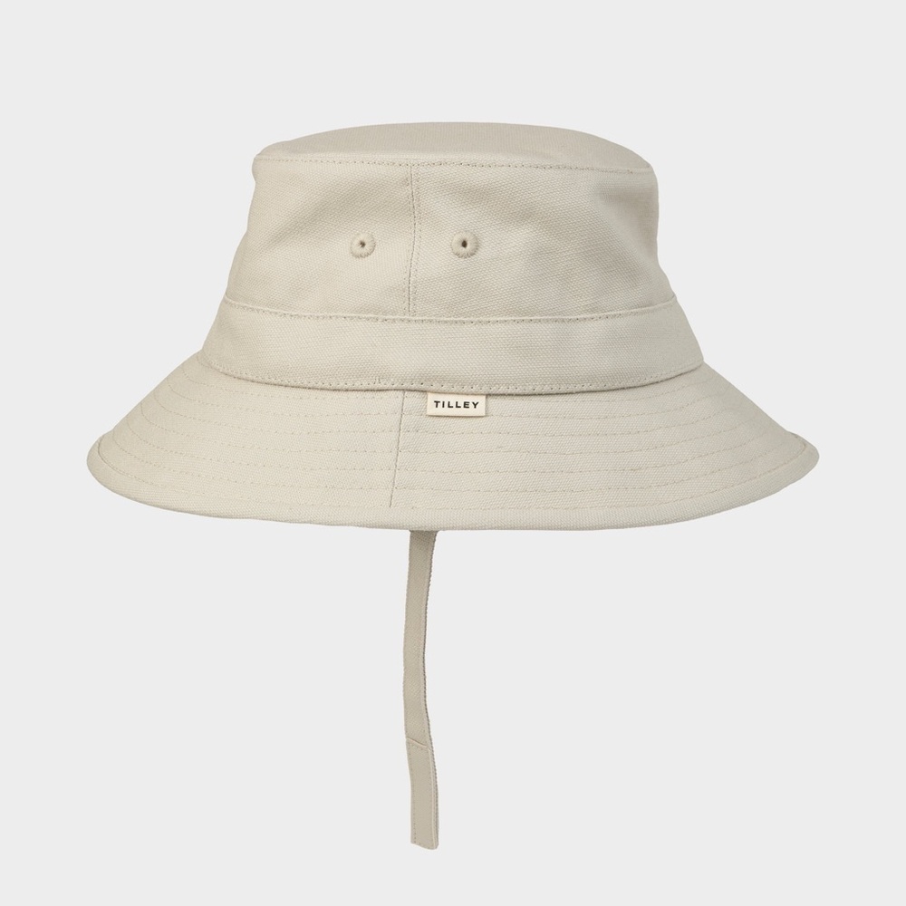 Tilley Cream Bucket Hat - Picture 2 of 4